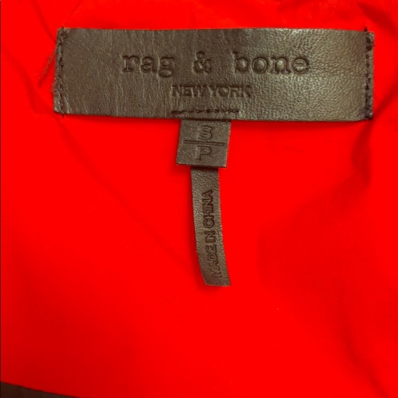 Rag and Bone Red Puffer Jacket - Picture 3 of 5